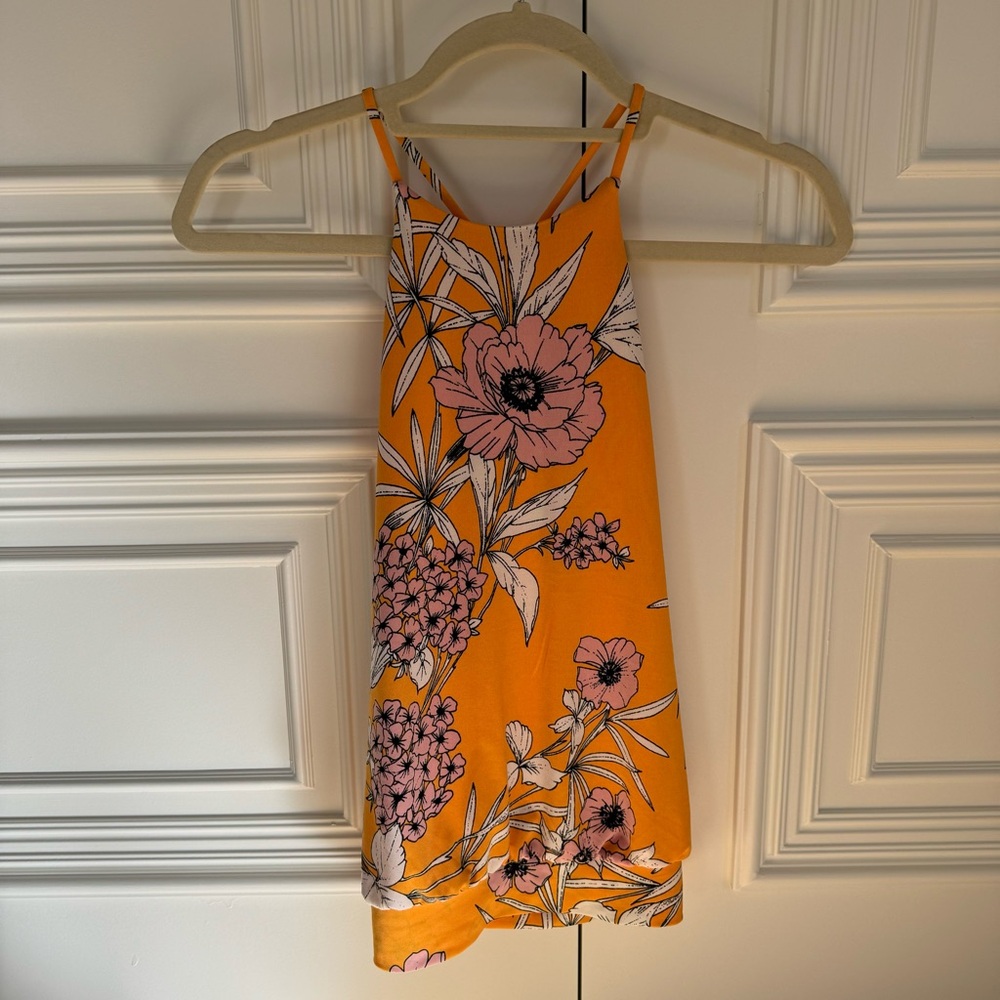 Express Floral Halter Top